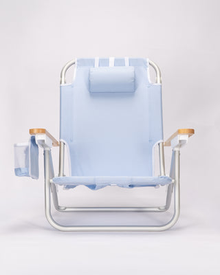 Danielle Brown Pisolino Beach Backpack Chair - Blue Raz