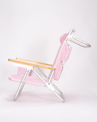 Danielle Brown Pisolino Beach Backpack Chair - Strawberry Stripe