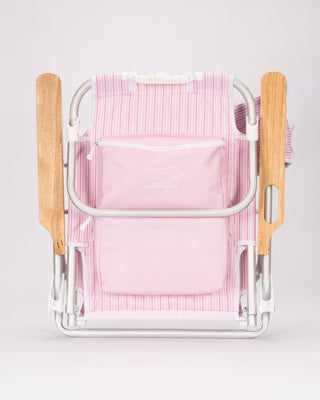 Danielle Brown Pisolino Beach Backpack Chair - Strawberry Stripe