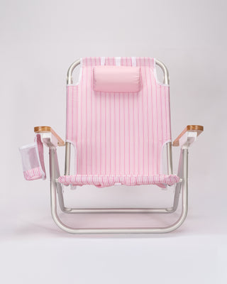 Danielle Brown Pisolino Beach Backpack Chair - Strawberry Stripe