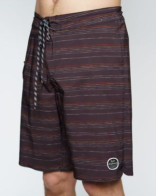20" Dart Stripe Boardshorts - Black