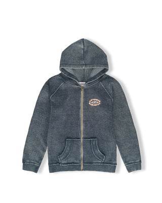 Kid's Della Zip Up Hoodie - Dark Navy