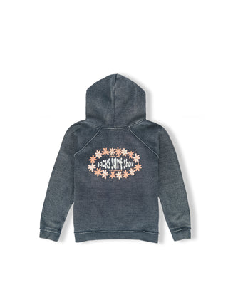 Toddler's Della Zip Up Hoodie - Dark Navy
