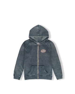 Toddler's Della Zip Up Hoodie - Dark Navy