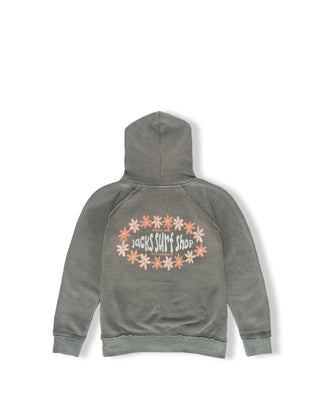 Toddler's Della Zip Up Hoodie - Titanium