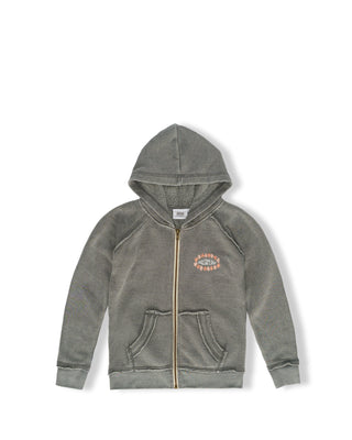 Toddler's Della Zip Up Hoodie - Titanium