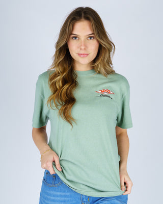Cal Diamond S/S Tee - Sage