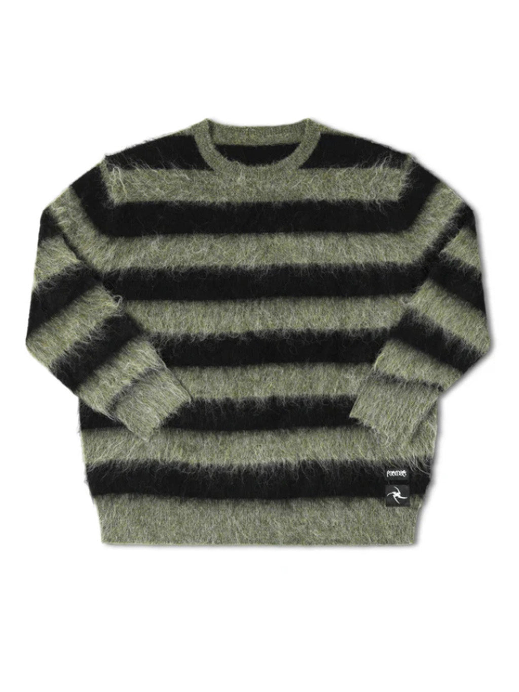 Former Men's Dion Stripe Knit Crewneck Sweatshirt