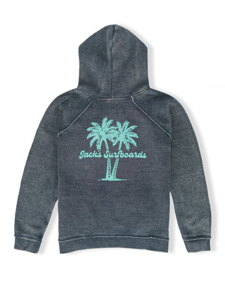 Girl's Double Tree Pullover Hoodie - Navy