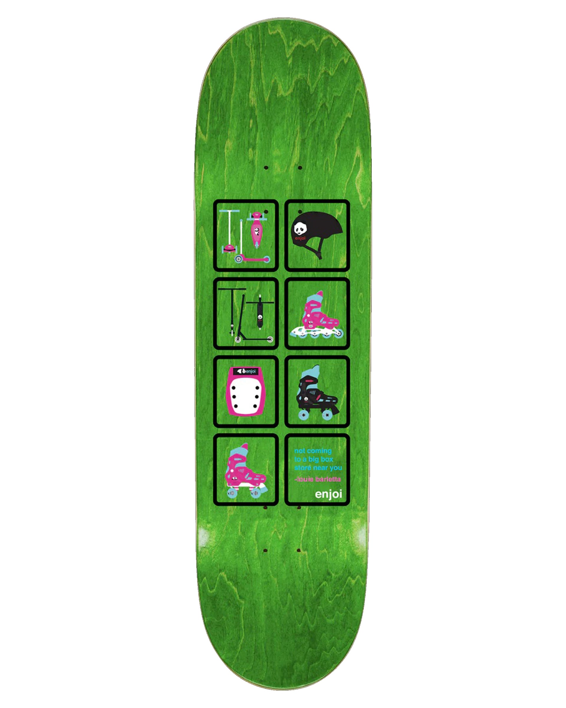 Enjoi Skateboards Big Box Plastic Spectrum 8.25" Deck