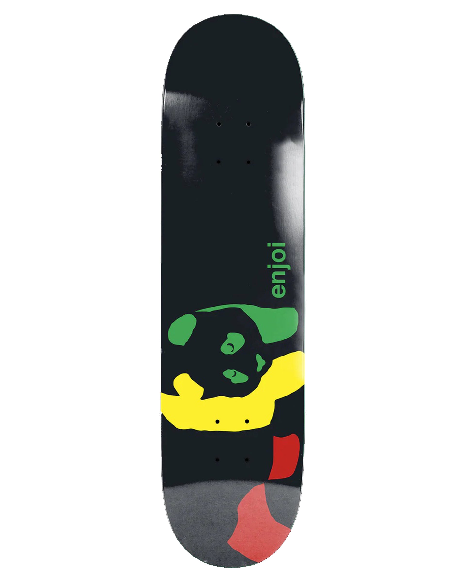 Enjoi Skateboards Rasta Panda R7 8.5" Deck