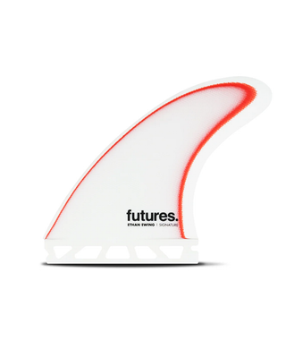 Futures Ethan Ewing Thruster Fin Set- Large (White/Red)