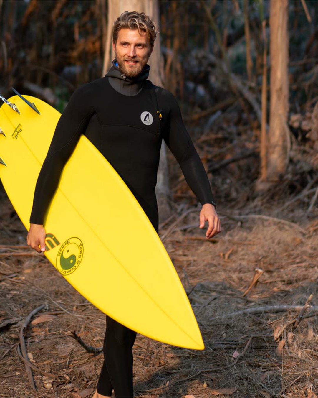 Isurus Men's Evade 4.3 Hooded Chest Zip Winter Wetsuit