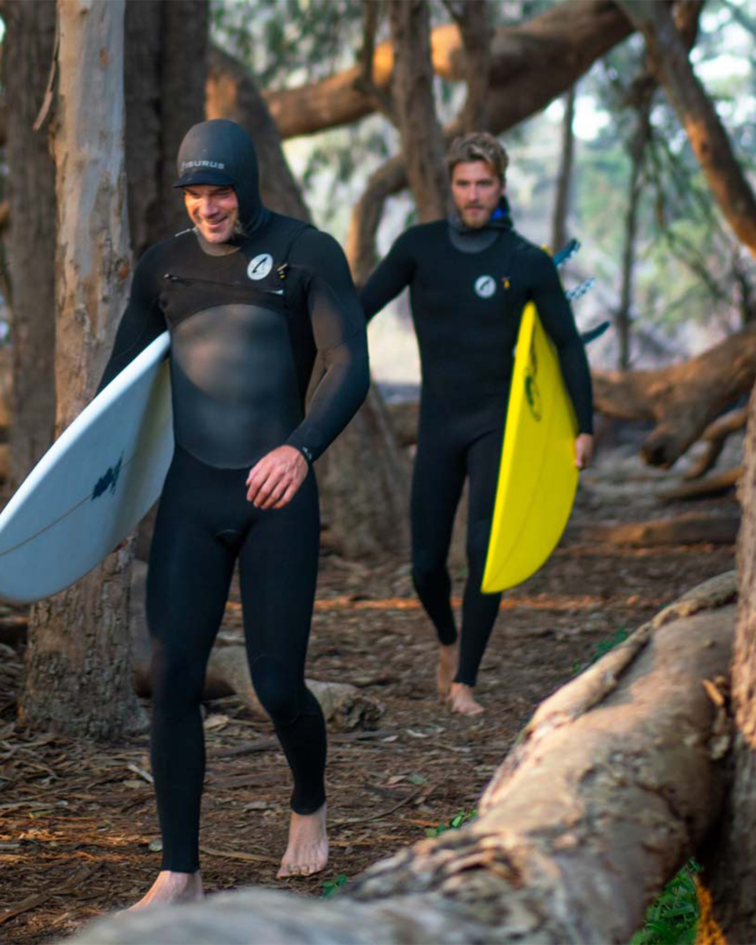 Isurus Men's Evade 4.3 Hooded Chest Zip Winter Wetsuit