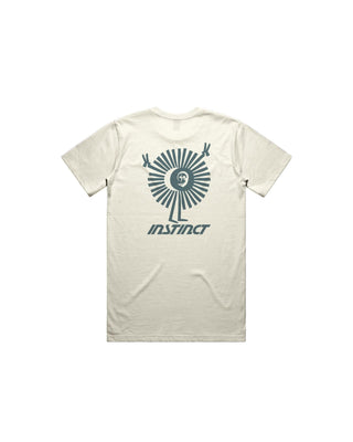 Instinct Surf Men's Eclipse Short Sleeve T-Shirt - Ivory