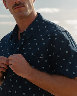 Alton Estero S/S Woven Shirt - Navy