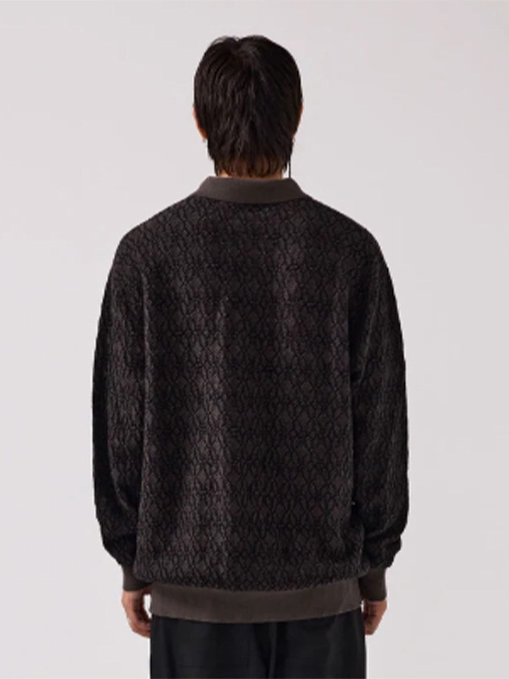 Former Men's Expansion Knit Polo Long Sleeve T-Shirt