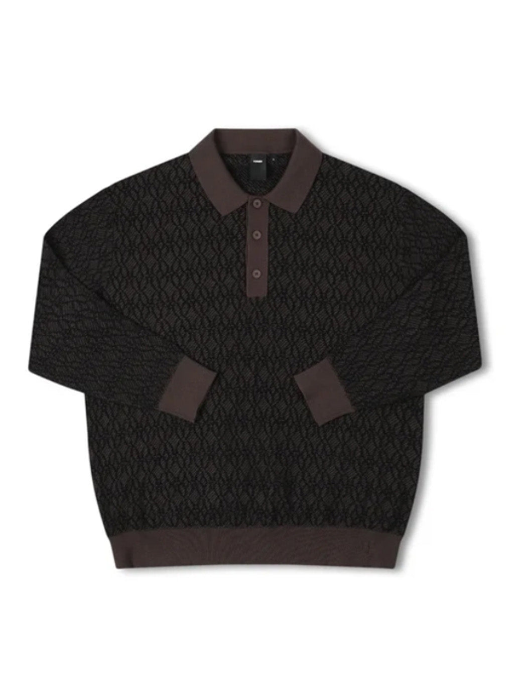 Former Men's Expansion Knit Polo Long Sleeve T-Shirt