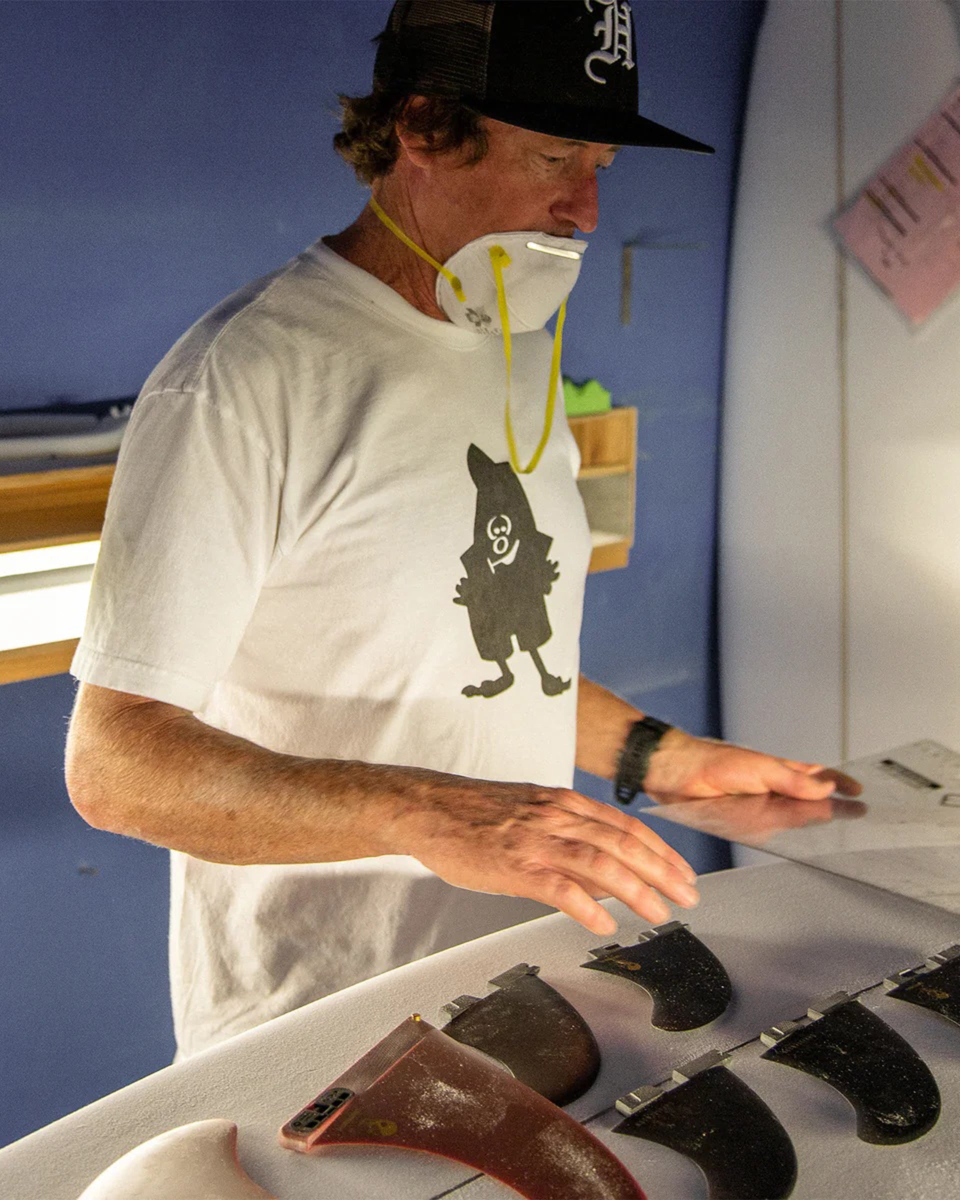 FCS II Christenson Twin + 1 Fin Set (L-XL) - Black