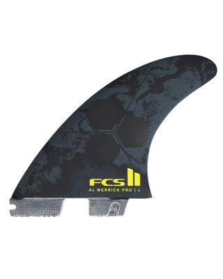 FCS II Al Merrick PG Pro Tri Fin Set - Black/Acid