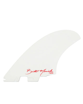 FCS II Britt Merrick Twin Fin - Black/White