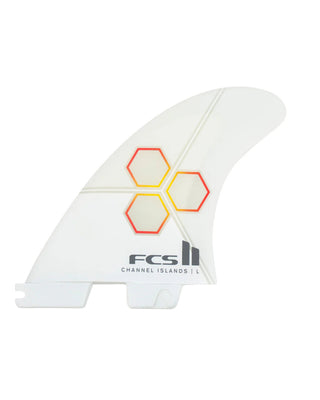 FCS II CI Upright Tri-Quad Fin Set (M) - White