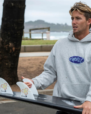 FCS II CI Upright Tri-Quad Fin Set (M) - White
