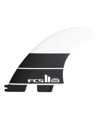 FCS II DHD PC Tri Fins - Black/White