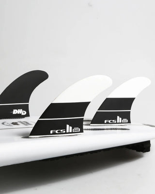 FCS II DHD PC Tri Fins - Black/White