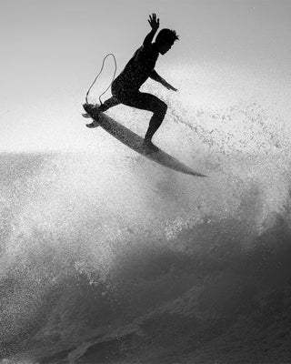 FCS II Gabriel Medina Tri Fin Set - Black/White