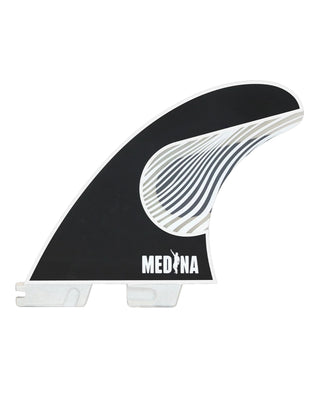 FCS II Gabriel Medina Tri Fin Set - Black/White