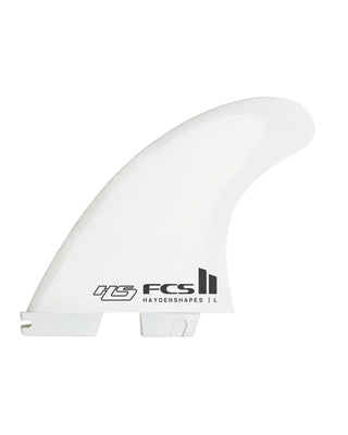 FCS II Hayden Shapes Tri Fin Set - White