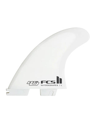 FCS II Hayden Shapes Tri-Quad Fin Set - White