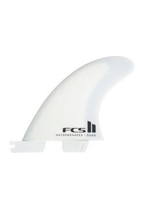 FCS II Hayden Shapes Tri-Quad Fin Set - White