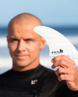 FCS II Julian Wilson Tri Fin Set - White