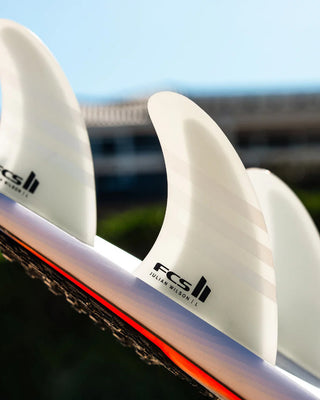 FCS II Julian Wilson Tri Fin Set - White