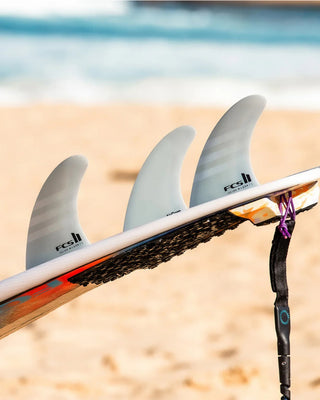 FCS II Julian Wilson Tri Fin Set - White