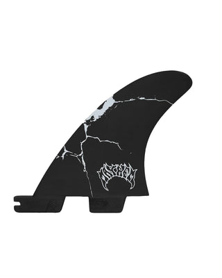 FCS II Mayhem Driver Quad Rear Fin Set - White