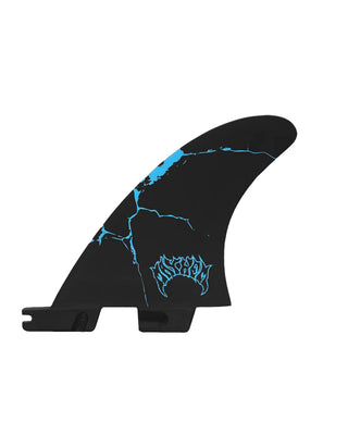 FCS II Mayhem Driver Quad Rear Fin Set - Blue