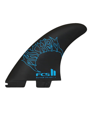 FCS II Mayhem Driver Tri Fin Set - Blue