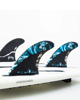 FCS II Mayhem Tri Fins - Blue