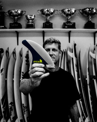 FCS II Mick Fanning PG Pro Tri Fin Set - Acid/Black
