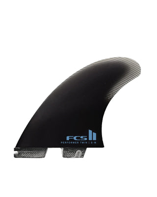 FCS II Performer Twin + 1 Fin Set - Black