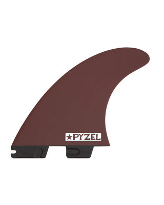 FCS II Pyzel Tri Fin Set - Black / Shiraz