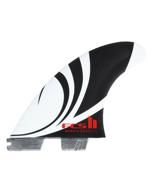 FCS II Sharp Eye Tri-Quad Fin Set - Black / White