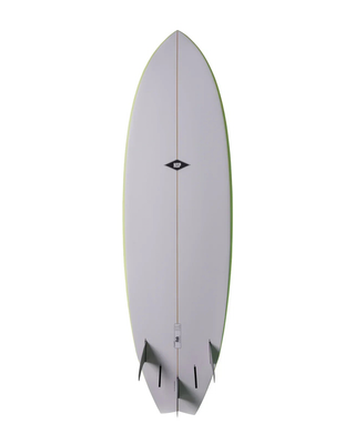 NSP Fish Elements Surfboard-Green
