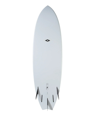 NSP Fish Elements Surfboard-Whtie