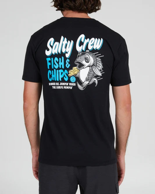 Salty Crew Fish & Chips Premium S/S Tee