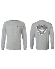 Flying Diamonds of California Long Sleeve Logo T-Shirt - Grey