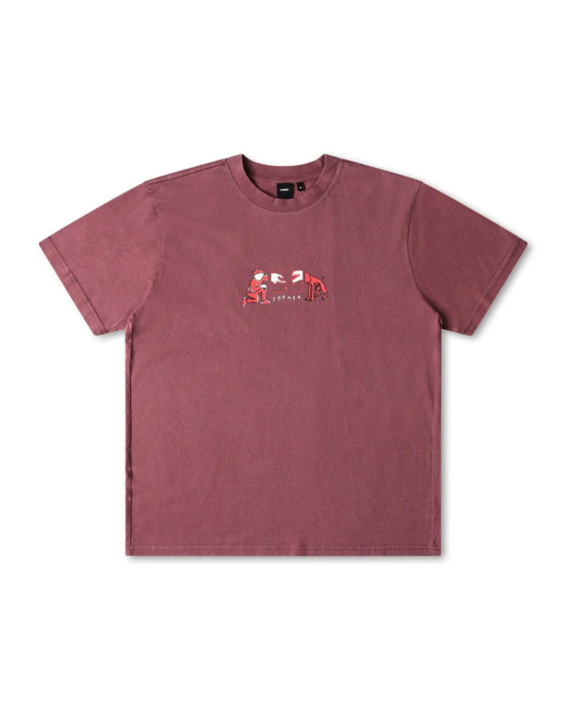 Former Aid Short Sleeve T-Shirt - Plum